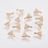 Brass Micro Pave Cubic Zirconia Charms KK-A144-038G-1