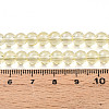 Baking Paint Transparent Glass Beads Strands DGLA-N006-6mm-03-4