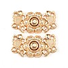 Alloy Snap Lock Clasps FIND-WH0108-19KCG-1