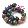 Dyed Natural Malaysia Jade Beads Strands G-G021-01C-02-3
