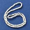 Electroplated Natural Lava Rock Beads Strands G-I360-K02-04-2