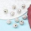 Pave Disco Ball Beads X-RB-A170-8mm-10-4