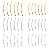 90Pcs 3 Colors Brass Tube Beads KK-YW0002-08A-3