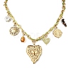 Women's 304 Stainless Steel Necklaces NJEW-A063-12G-2
