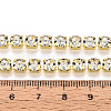 Brass Rhinestone Strass Chains CHC-T001-SS24-01G-2