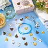 45 Pieces Love Mom Heart Charms Pendant Antique Alloy Heart Charm Mother 's Day Pendant for Jewelry Necklace Earring Gift Making Crafts JX369A-3