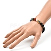Hamsa Hand /Hand of Miriam with Evil Eye Bracelet BJEW-JB06886-3