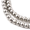 Electroplate Glass Beads Strands EGLA-F166-01A-P-3