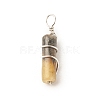 Natural Jade Pendants PALLOY-JF01575-06-3