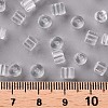 Transparent Colours Glass Round Bugle Beads SEED-S045-001A-C03-4