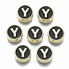 Alloy Enamel Beads LS-X-ENAM-S122-028Y-NR-1