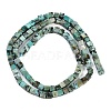 Natural African Turquoise(Jasper) Beads Strands X-G-B129-A20-01-3