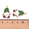 Alloy Enamel Pendants ENAM-T022-01E-3
