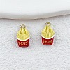 Fries Alloy Enamel Charms X-ENAM-P264-01D-G-1