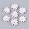 Flower Acrylic Bead Caps SACR-T017-50C-1