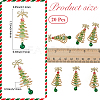 20Pcs Glass & Alloy Pendants FIND-SC0020-37-2
