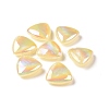 Rainbow Iridescent Plating Acrylic Beads OACR-A010-11B-3
