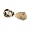 Rack Plating Alloy Enamel Pendants ENAM-K067-05C-3