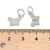 Brass Micro Pave Cubic Zirconia Pendants KK-D386-12P-3