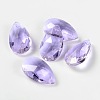 Faceted Teardrop Glass Pendants GLAA-O008-B09-1