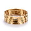 7Pcs 201 Stainless Steel Plain Bangle Sets for Women BJEW-L664-022A-G02-9