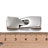 Non-Tarnish 316 Stainless Steel Snap Lock Clasps STAS-K282-05P-3