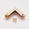 Zinc Alloy Bag Corner Protectors X-PALLOY-WH0008-01KCG-1