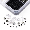 DIY 10 Style ABS & Acrylic Beads Jewelry Making Finding Kit DIY-N0012-05B-2
