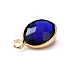 Faceted Glass Pendants KK-WH0046-59G-09-2