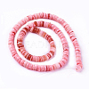Shell Beads Strands SSHEL-E571-49A-3
