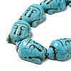 Synthetic Turquoise Beads Strands LS-TURQ-G119-20x29mm-08-3