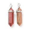 Natural Mookaite Pendants X-G-M378-01P-A21-2