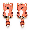 Alloy Enamel Pendants FIND-Q102-12G-1