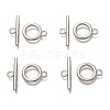 Alloy Toggle Clasps TIBE-EA774Y-P-NR-1