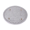 PU Leather Flat Round Bag Bottom FIND-WH0056-05A-2