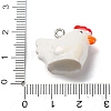 Animal Theme Resin Pendants RESI-S010-04H-3