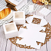 Square Paper Biscuit Boxes with Square Clear Window CON-TAC0001-12B-01-5