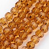 Transparent Glass Bead Strands GLAA-G013-10mm-65-1