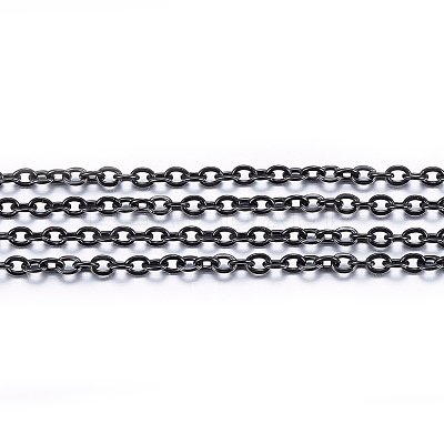 Handmade 304 Stainless Steel Cable Chains STAS-P213-01B-02-1