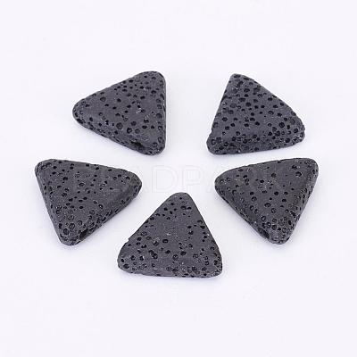 Natural Lava Rock Beads G-P316-H-1