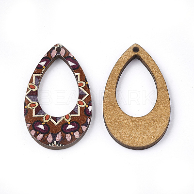 Printed Basswood Pendants X-WOOD-S045-001D-1