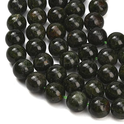 Natural Green Diopside Beads Strands GG-CBA993B-A01-10mm-1