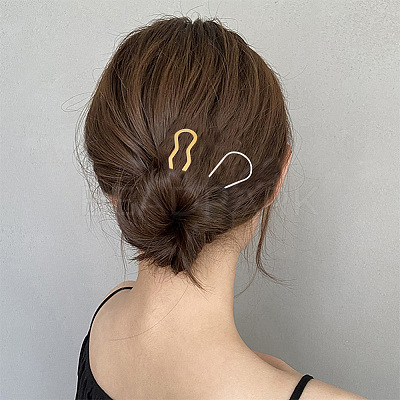 16Pcs 8 Style Iron & Alloy Hair Pins Clips & Hair Fork OHAR-CP0001-05-1