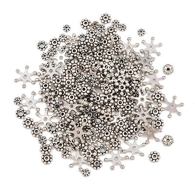 Tibetan Style Alloy Spacer Beads FIND-C093-02AS-1