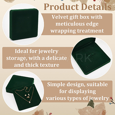 Square Velvet Jewelry Gift Boxes CON-WH0089-113B-1