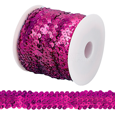 Plastic Paillette Elastic Beads PVC-OC0001-01H-1