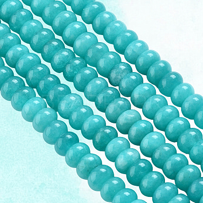 2 Strands Natural White Jade Beads Strands G-PA0001-23B-1