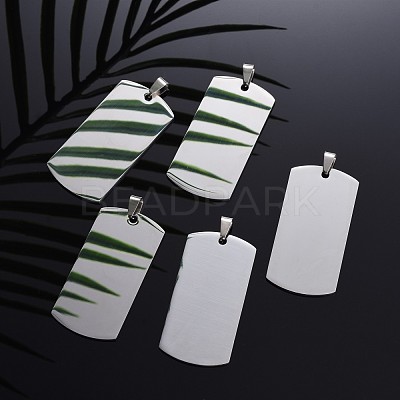 Tarnish Resistant 304 Stainless Steel Big Pendants STAS-I140-19A-S-1