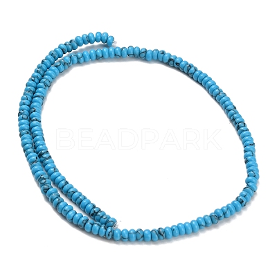 Synthetic Turquoise Beads Strands G-Z110-B01-2x4mm-03-1