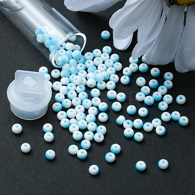 6/0 Opaque Glass Seed Beads SEED-YW0002-13H-1